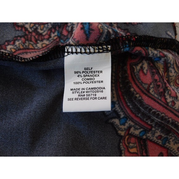 NY Collection Dress 1X Women's Plus Stylish Sheath Dress & Necklace Size 1X - Picture 10 of 11